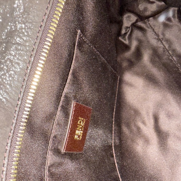 FENDI beautiful suede purse. Purchased in Italy. - Picture 3 of 6